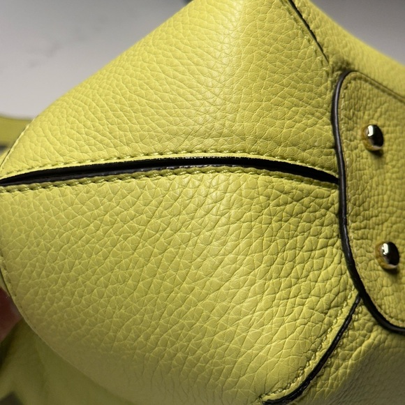 Kate Spade Lime Green Leather Shoulder Bag - Picture 7 of 16